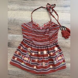 Altar'd State Embroidered Halter Top